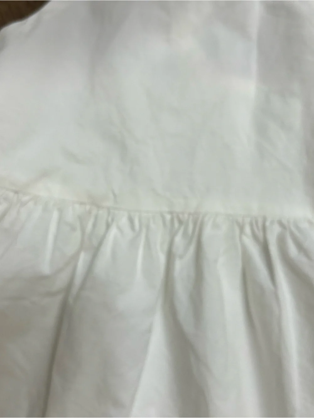 child of mine White Eyelet Dress with Ruffled Straps